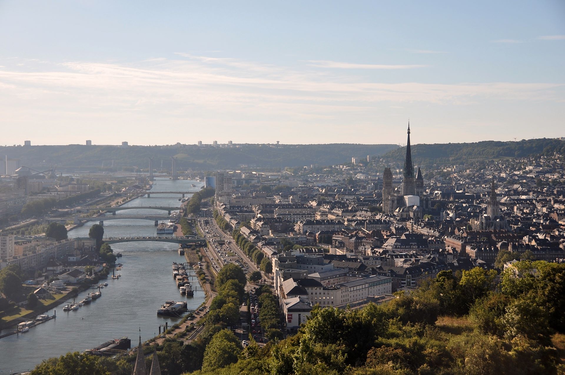 Banner of the page : Picture of Rouen, a city of Normandy, in the north of France.